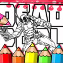 Deadpool Coloring Book 6 deadpool coloring book