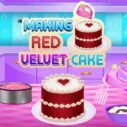Making Red Velvet Cake 2 making red velvet cake