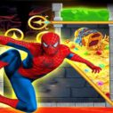 Spiderman Rescue - Pin Pull Challange 5 spiderman rescue pin pull challange
